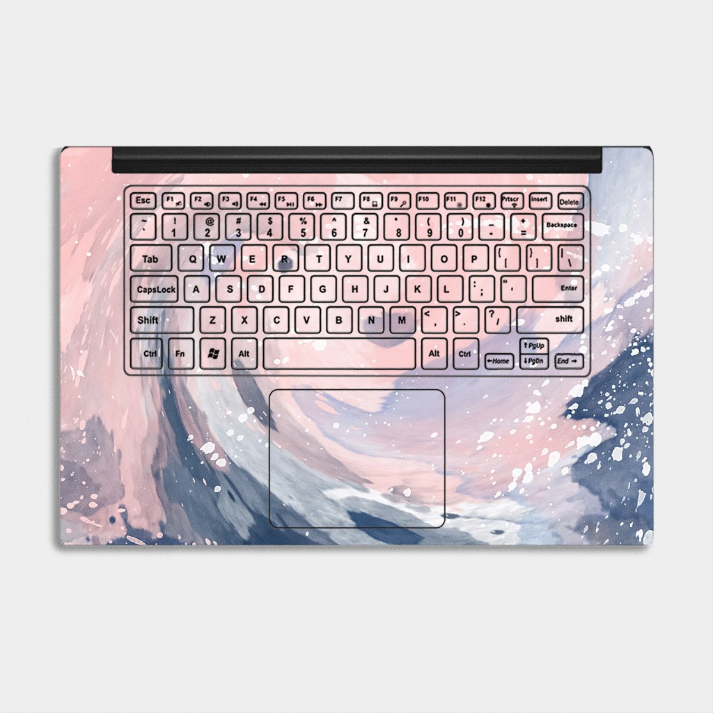 Bộ skin dán laptop mẫu Màu Nước / Có mẫu decal dán cho tất cả các hãng máy tính