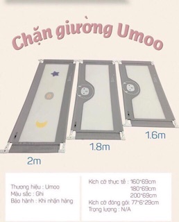 Thanh chắn giường Umo m6, m8, 2m, 2m2