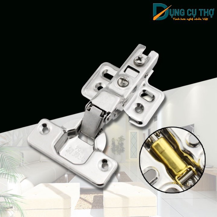 Bản lề tủ bản lề cánh cửa bản lề giảm chấn inox loại cao cấp