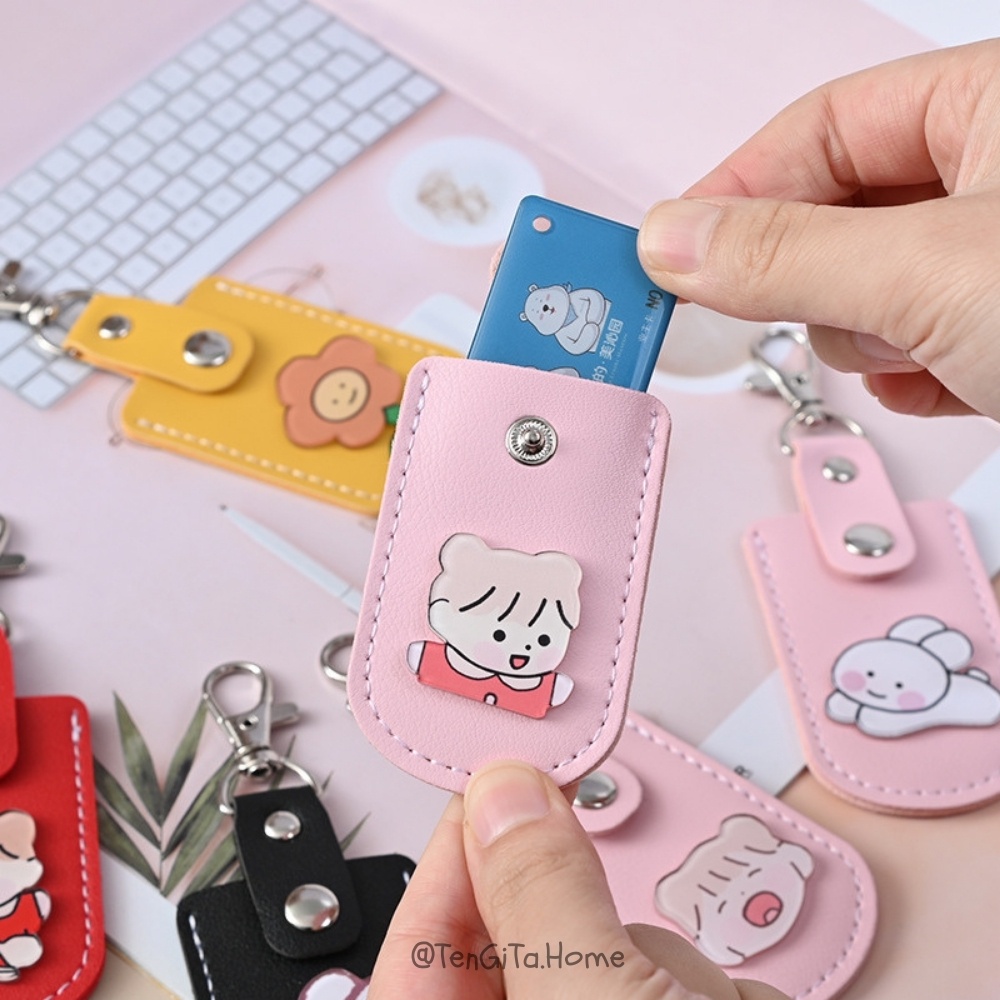 MÓC KHÓA HOẠT HÌNH KIÊM VÍ ĐỰNG CARD NHIỀU HÌNH CÓ THỂ QUÉT CẢM ỨNG