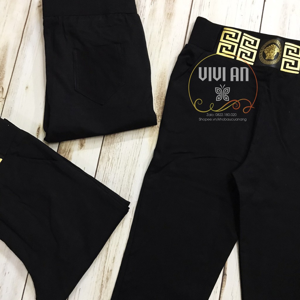 [Hàng Xuất Dư] Quần LEGGING V.SACE cạp cao siêu sang chảnh hàng VNXK, Legging Co Giãn 4 Chiều Cao Cấp, Ống Dài Siêu Đẹp, | BigBuy360 - bigbuy360.vn