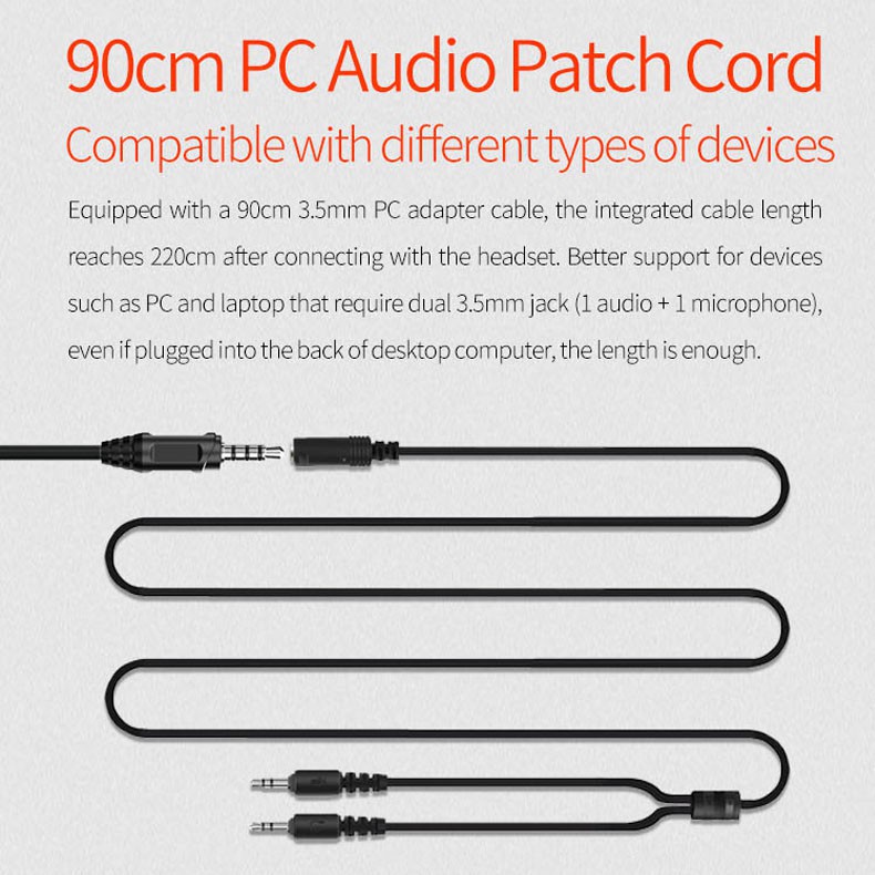 Tai nghe chụp tai Plextone G800 dây dù chống rối, Siêu nhẹ có mic rời, tương thích máy tính, điện thoại -dc4580