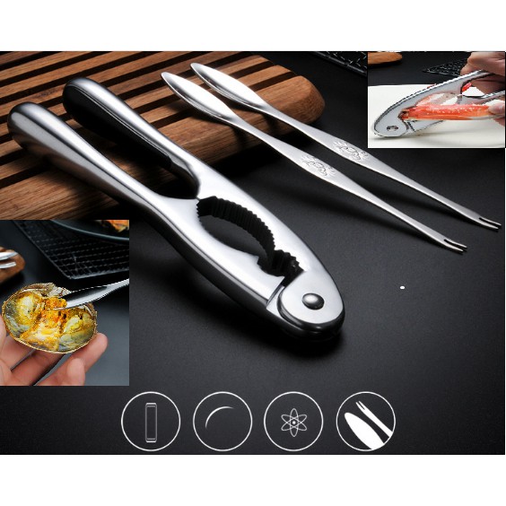 [KM 10 ngày] Kẹp cua, nĩa ăn cua, ăn ghẹ inox 304 cao cấp an toàn vệ sinh tiện dụng đa năng Shop Inox 304 | BigBuy360 - bigbuy360.vn