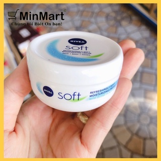 Kem dưỡng mềm da nivea soft 50ml minmart