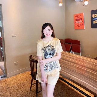 Đồ ngủ pyjama Mia lụa Hàn quần cộc mềm mại