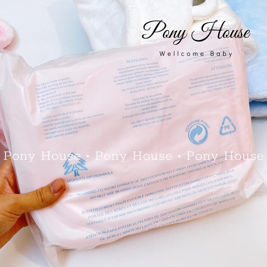 Chăn Choàng Ủ Lông Hình Gấu Có Mũ Minizone  Cho Bé Sơ Sinh Hàng Loại 1 Lông Mịn, Dày Dặn