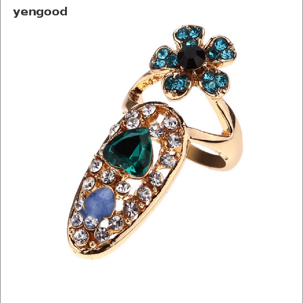(YGD) Nhẫn Đính Pha Lê Hình Nơ Vương Miện Thanh Lịch Quyến Rũ Dành Cho Nữ