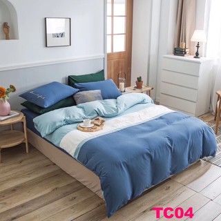 Bộ chăn ga gối cotton Tici TC04 set 4 món siêu đẹp Nhập khẩu LOẠI 1