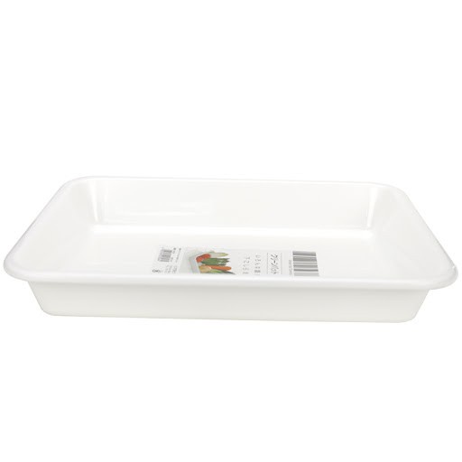 [Hỏa tốc HCM] Khay nhựa cao cấp đựng hoa quả, rau củ quả màu trắng Inomata Nội địa Nhật Bản