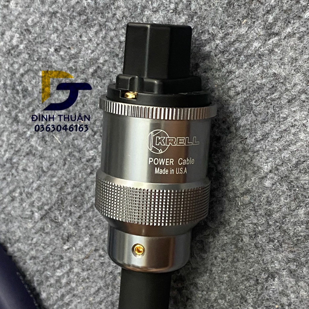 Dây nguồn Furutech Fp3ts762 Gold Mạ vàng dài 1.5m Đầu jack Krell sang xịn xò
