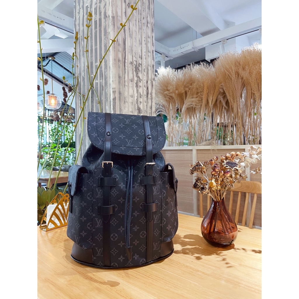 LOUIS VUITTON Ba Lô Thể Thao LV Chất Liệu Da Kích Cỡ Lớn Thời Trang Dành Cho Nữ