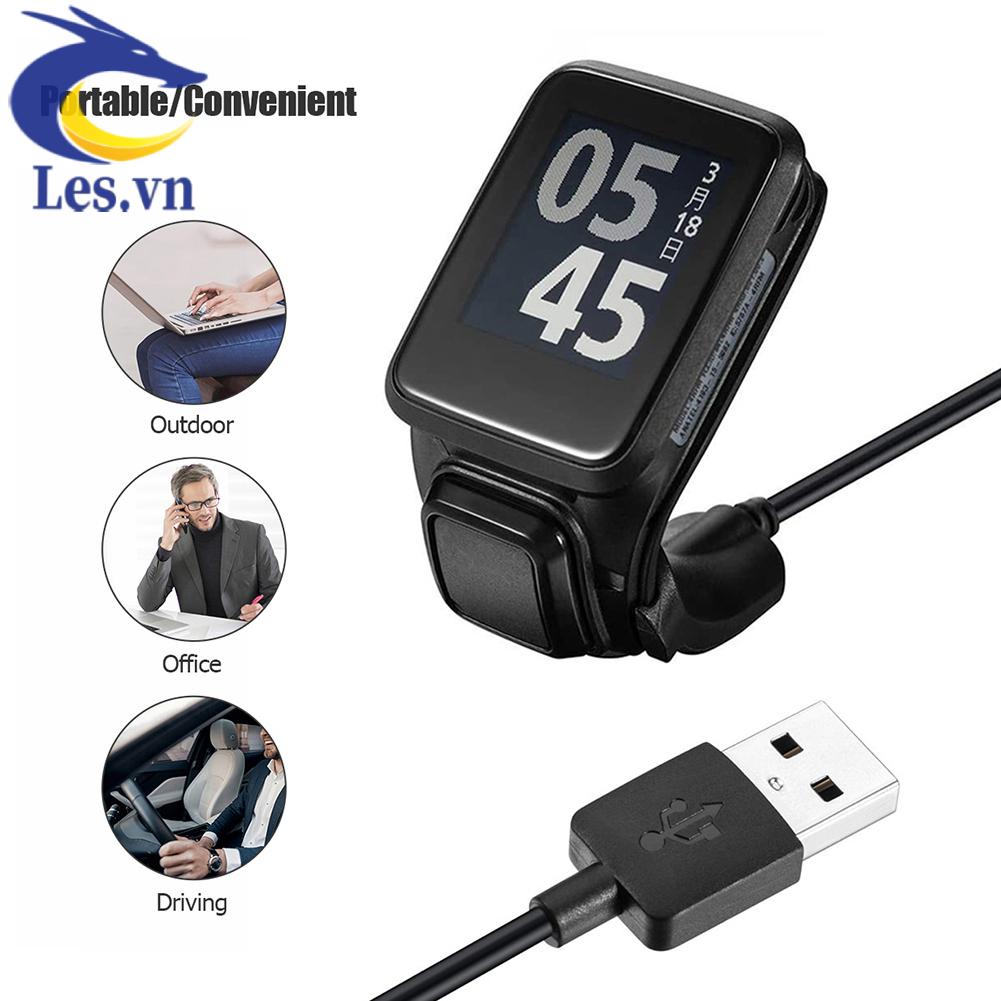 Cáp Sạc USB Cho Đồng Hồ Thông Minh TomTom Spark/Runner