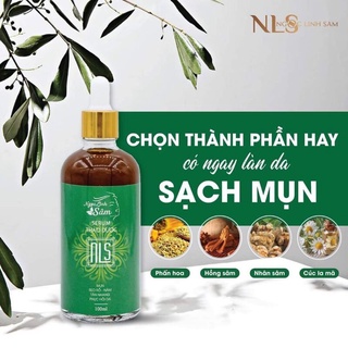 Serum Đánh Bay Mụn Sẹo Rỗ Nám Tàn Nhang Ngọc Linh Sâm