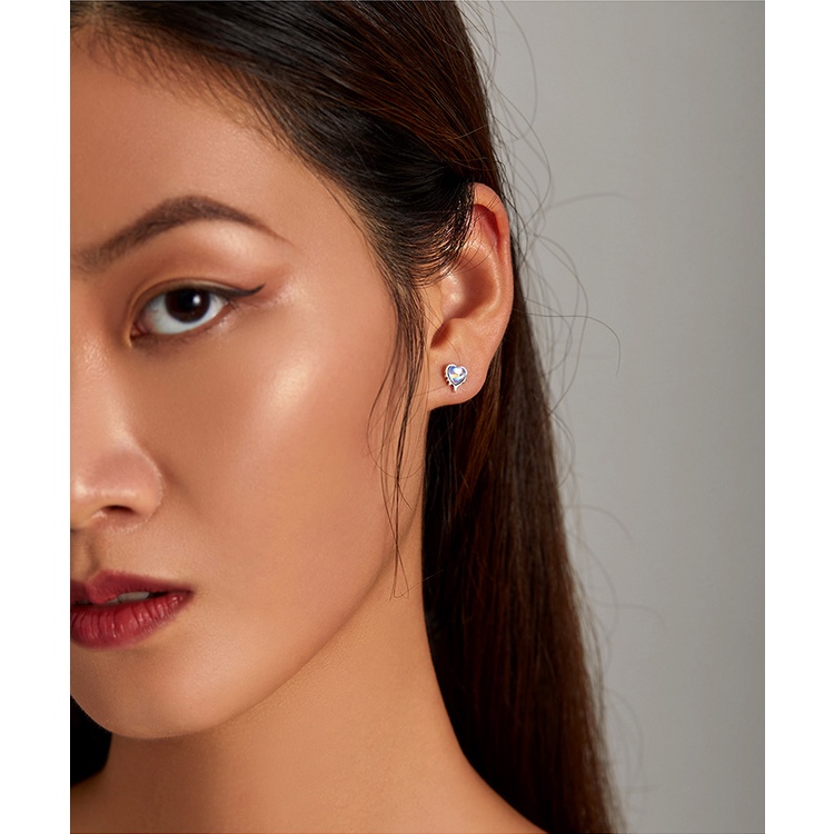 Cặp bông tai Bamoer Sce1306 bằng bạc 925 thời trang dành cho nữ