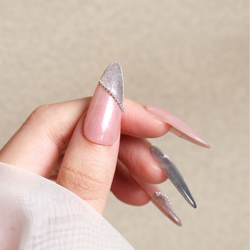 Dây charm bi dẹt Hàn ,trang trí nails