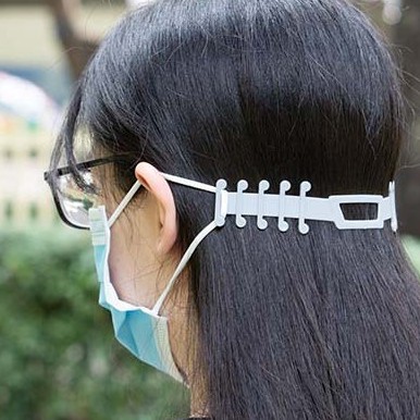 Móc đeo khẩu trang không đau tai, tai giả, dụng cụ đeo khẩu trang bằng nhựa PVC an toàn tiện lợi - Bảo hộ Thinksafe