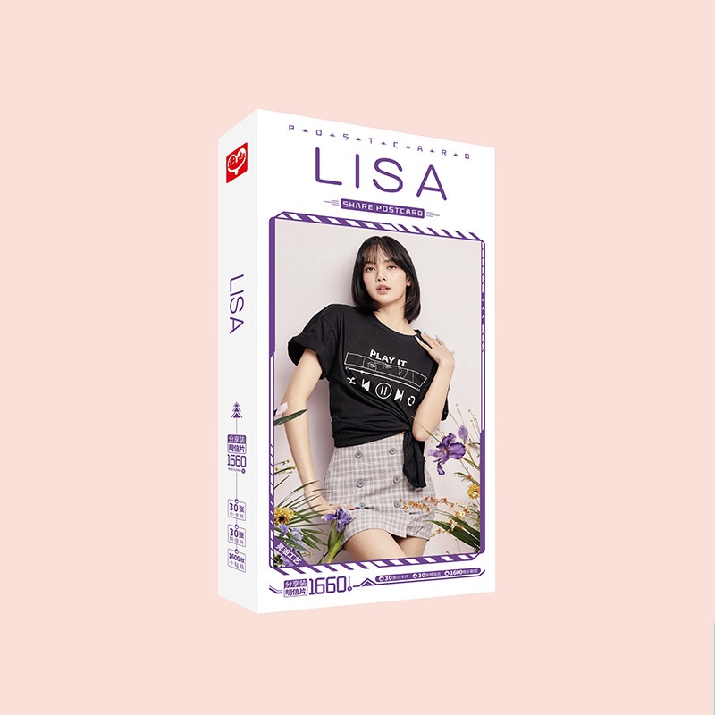 Postcard LISA Blackpink 2021 ( bìa ngẫu nhiên )