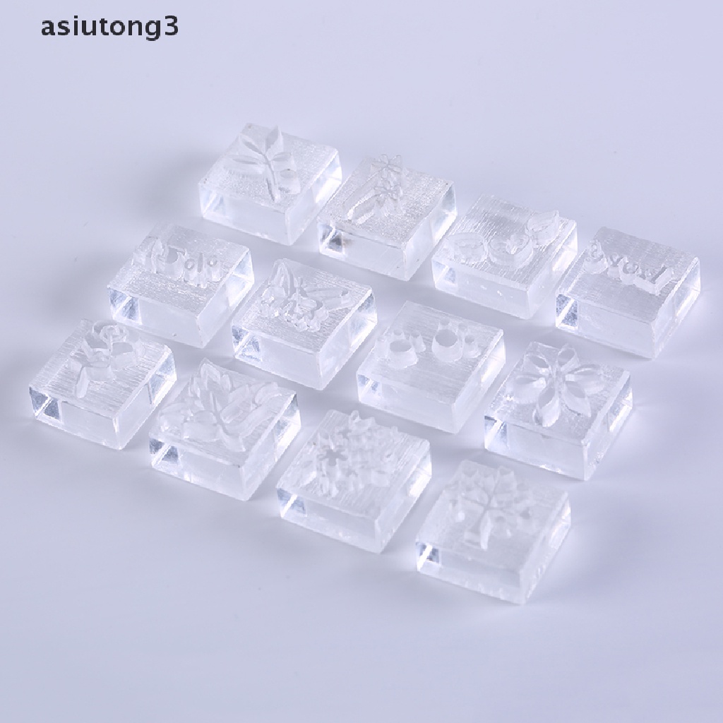 Con dấu acrylic in chữ trang trí làm bánh/ xà phòng thủ công