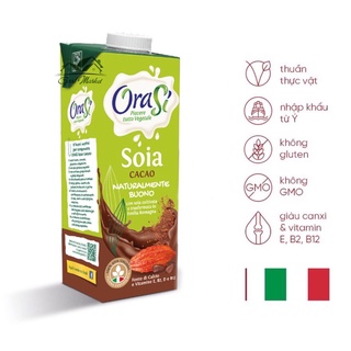 SỮA ĐẬU NÀNH CHOCOLATE (CACAO) SOY MILK NHẬP KHẨU ORASI 1L