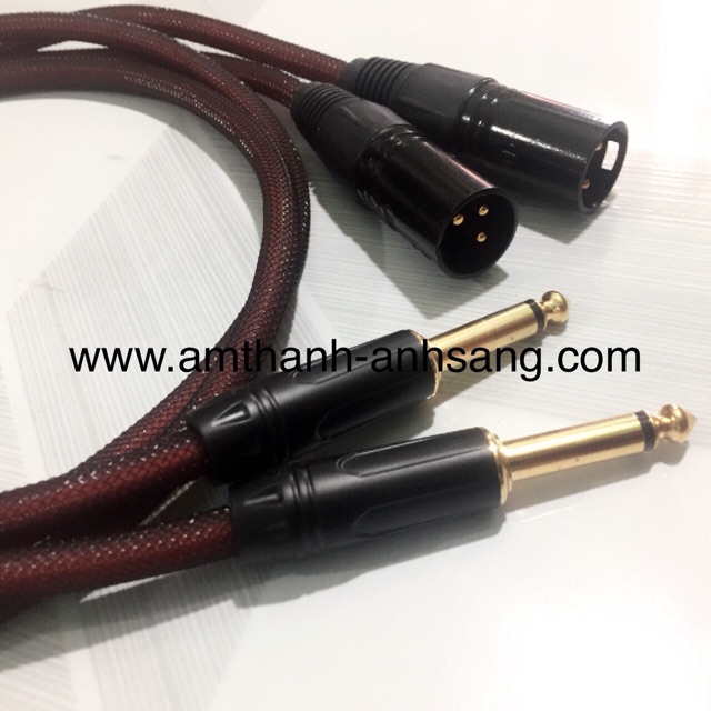 Dây canon đực ra 6Ly 02 dây tín hiệu âm thanh