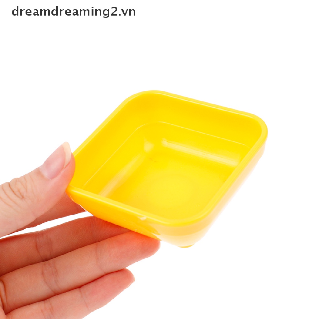 Set 3 dụng cụ bát đĩa phục vụ đồ ăn mini cho nhà búp bê