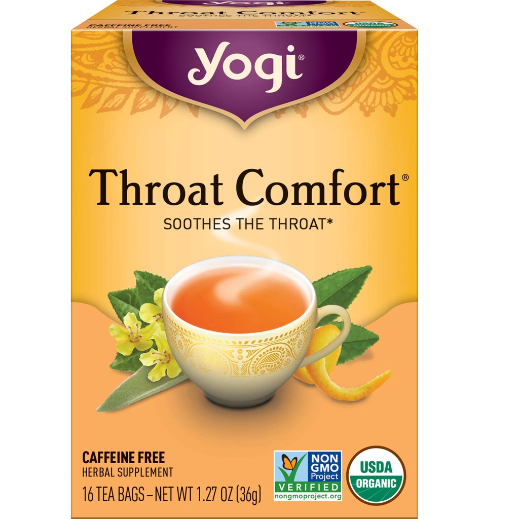 Trà hữu cơ Throat Comfort - Yogi