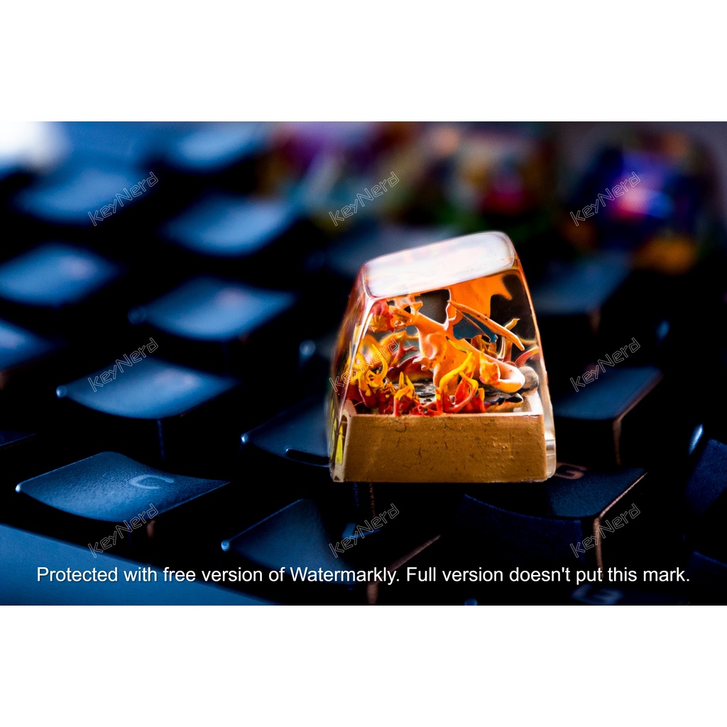 Keycap resin pokemon - nút bàn phím cơ - artisan