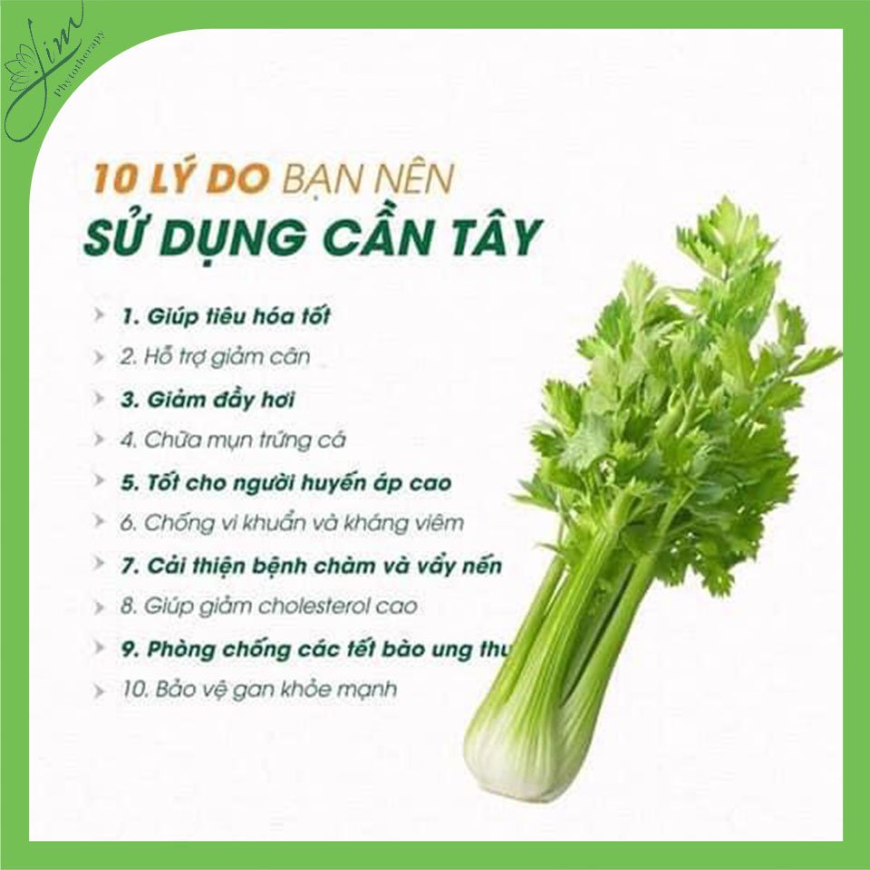 Bột cần tây nguyên chất hỗ trợ giảm cân đẹp da thanh lọc cơ thể - bột cần tây sấy lạnh Lim farm food