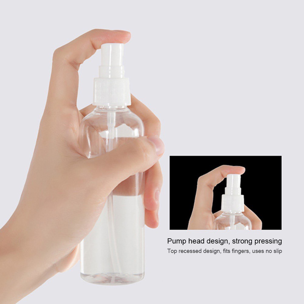 Chai nhựa rỗng trong suốt dạng xịt dung tích 30 / 50 / 100ml sử dụng tiện lợi