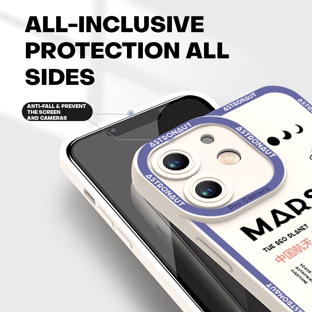 Compatible With Samsung Galaxy S20 S21 FE Plus Ultra 5G S21+ Cho Ốp lưng điện thoại In Hình dễ thương Astronaut Case