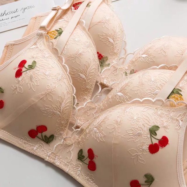 Áo Ngực Sarah Lingerie Thêu Hình Trái Cây Duyên Dáng