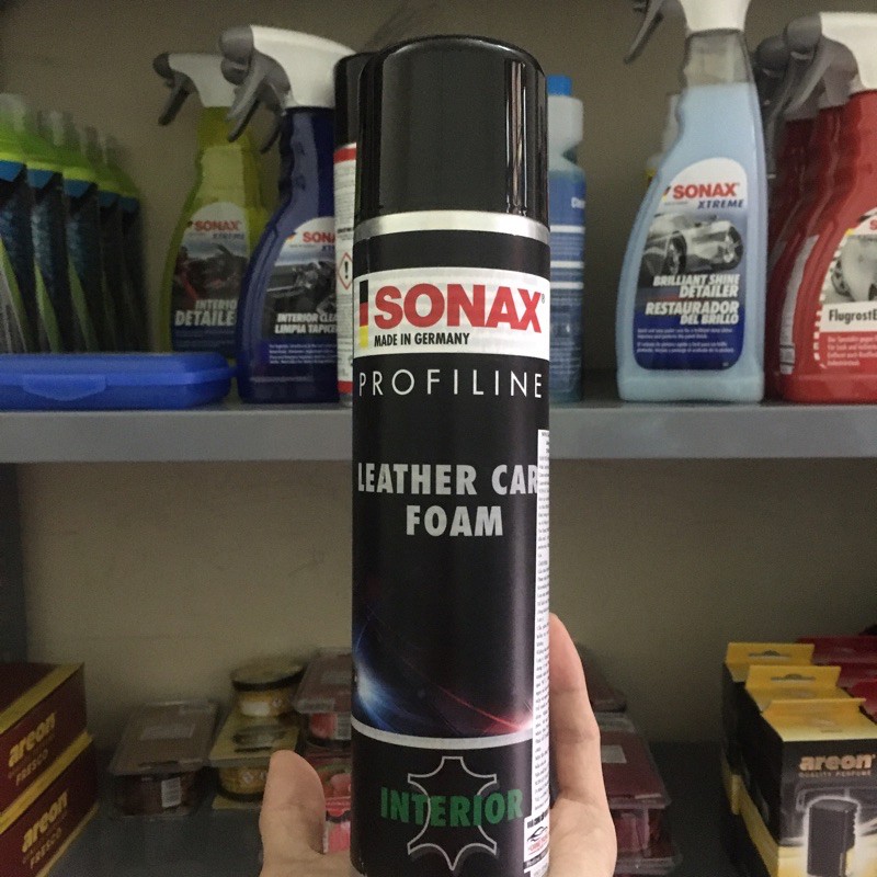 Sonax - Chai làm sạch và bảo dương da dạng bọt  289300 - 400ml