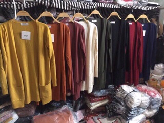 Áo len cardigan