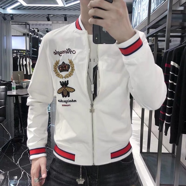Áo khoác dù nam cao cấp giá rẻ thêu hình con ong TCS 36