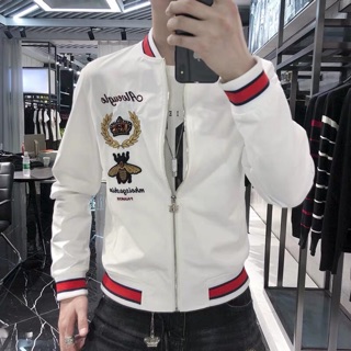 Áo khoác dù GC hoạ thiết ong trước và sau lưng , tay phối viền màu ( viedeo hình thật)