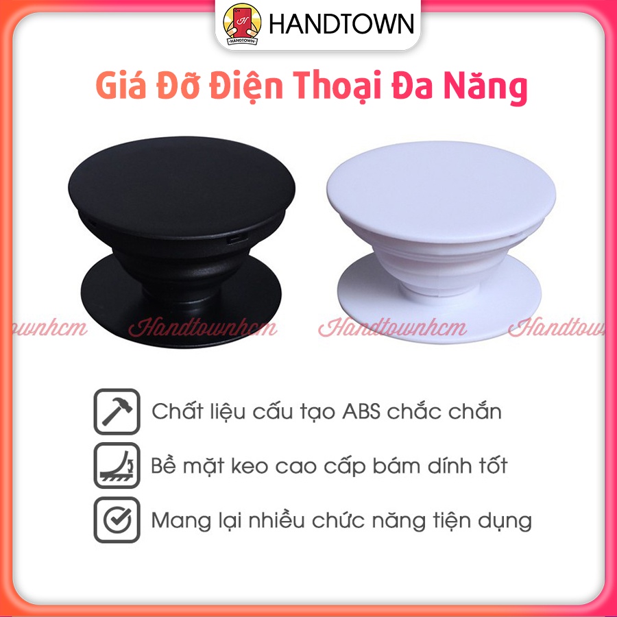 Giá đỡ điện thoại Trắng - Đen đơn giản