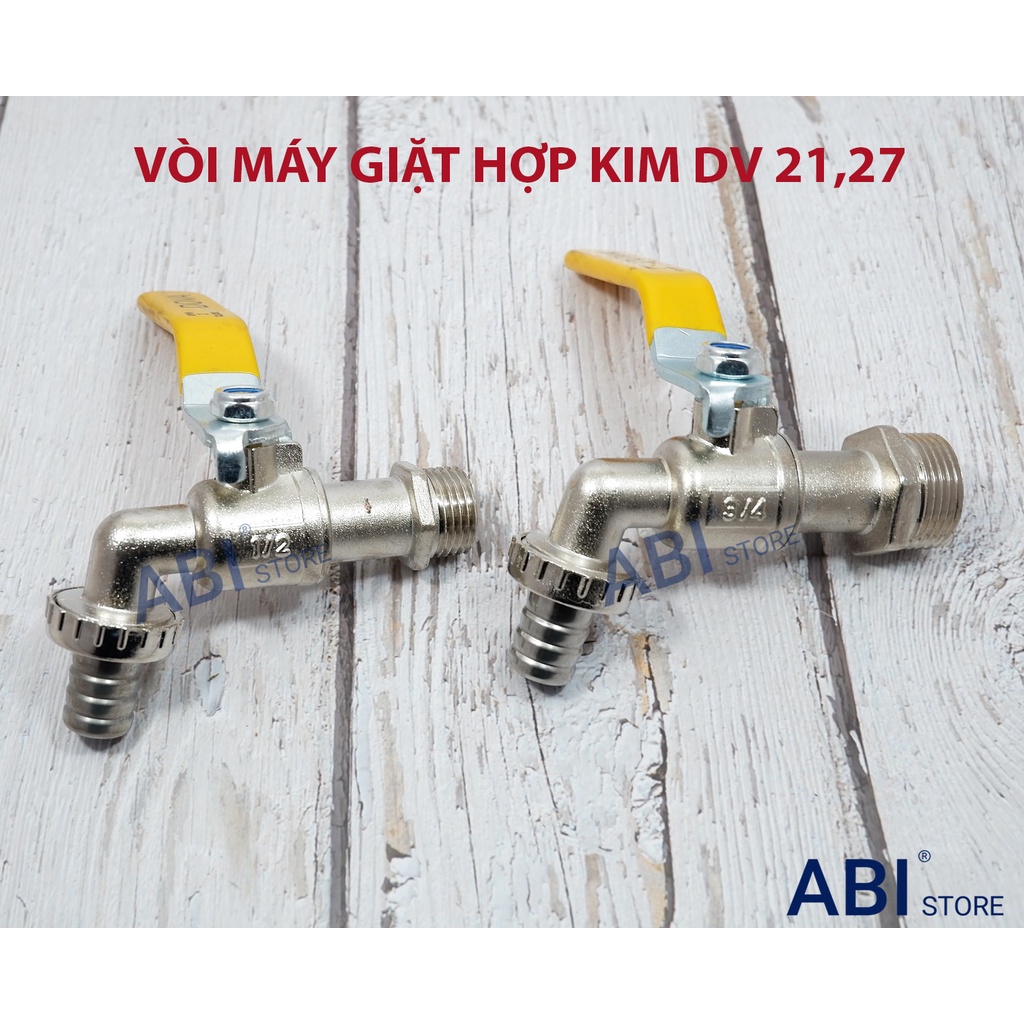 VÒI NƯỚC TAY GẠT PHI 21 (1/2), PHI 27 (3/4), VÒI MÁY GIẶT GIÁ RẺ