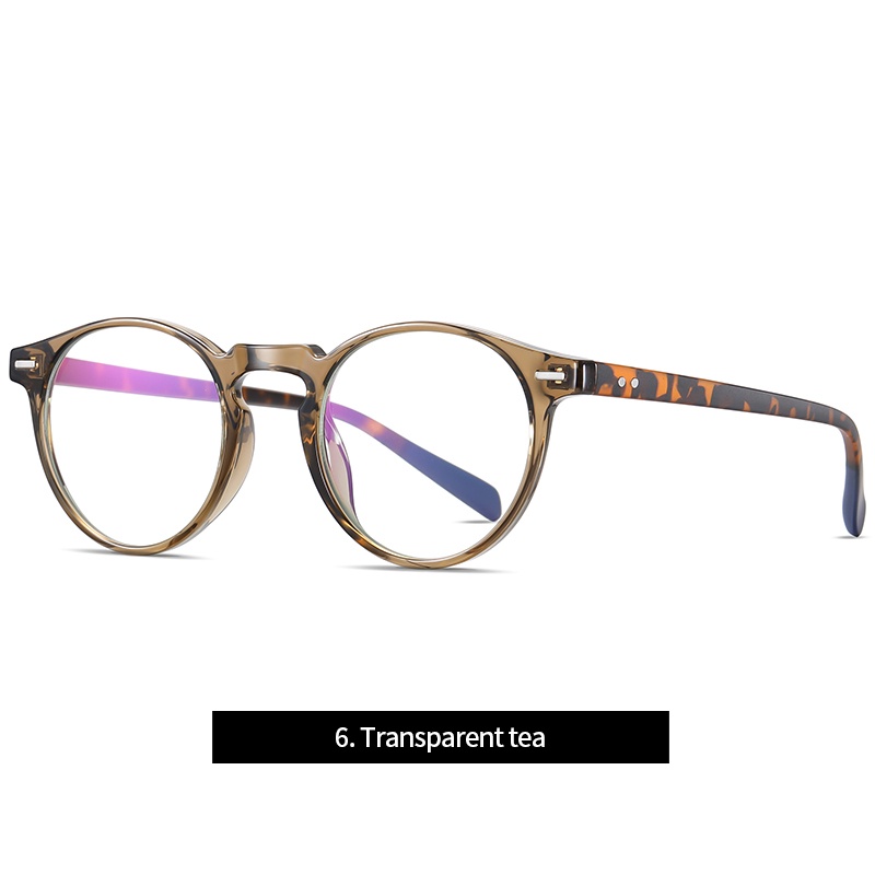 Kính mắt ZELIN 2320 gọng tròn chất liệu TR90 chống ánh sáng xanh thời trang cho unisex