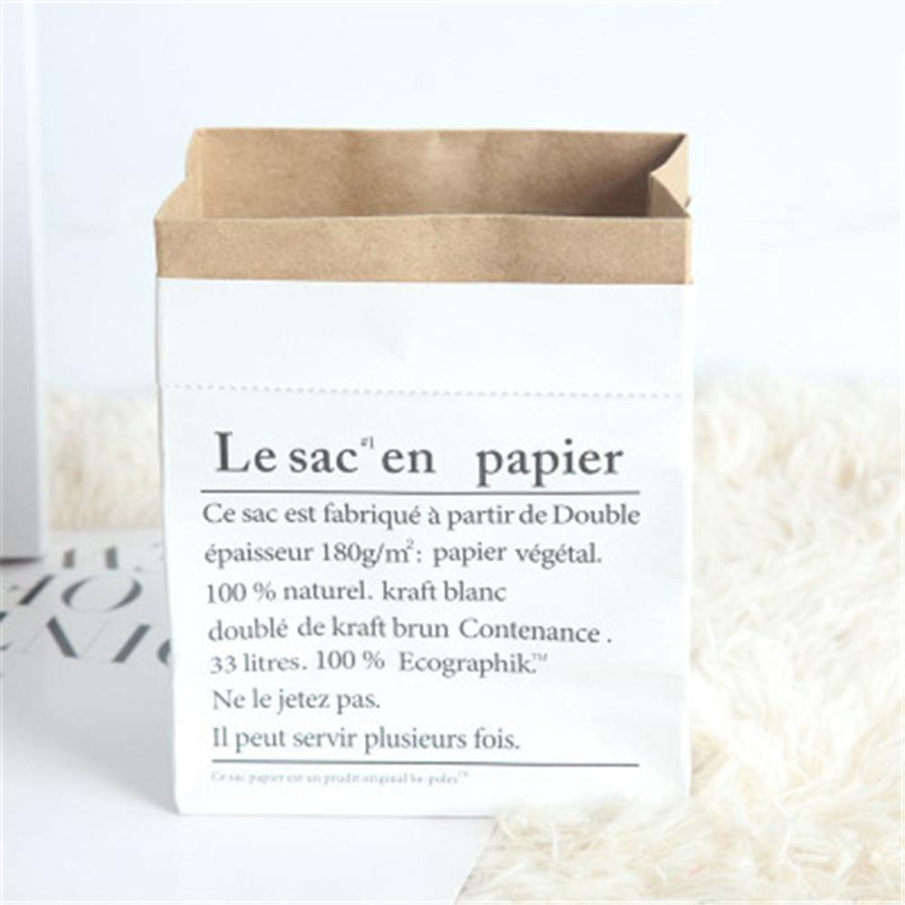 1 Giỏ Hoa Giấy Kraft Trang Trí Tiệc Cưới Phong Cách Bắc Âu