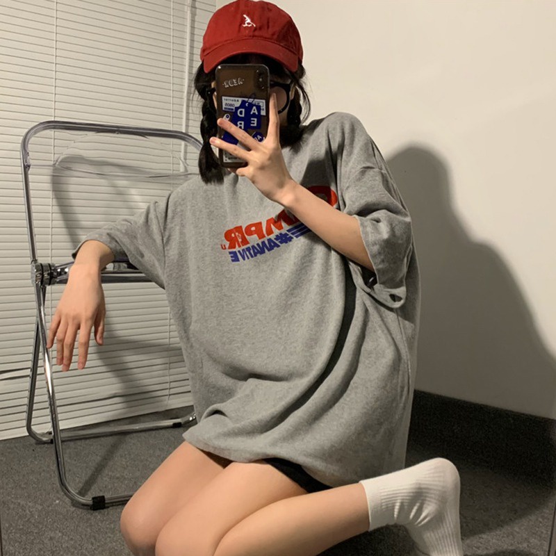 Áo thun tay lỡ dáng rộng kiểu dáng thời trang dành cho nữ