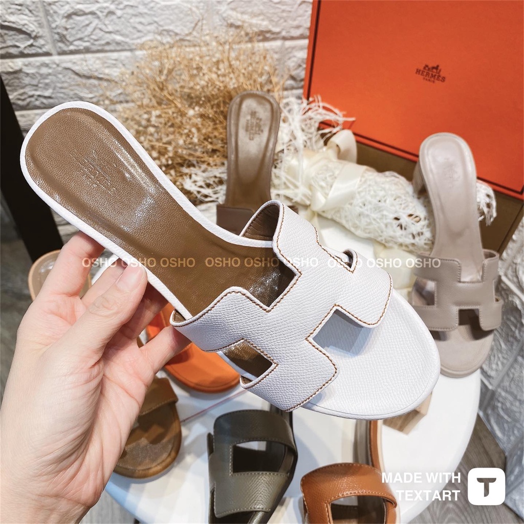 Guốc HƠ MEC gót vuông sang chảnh 5cm OSHO, chất da lì mềm, phom chuẩn ôm chân, full bill thẻ túi hộp xốp