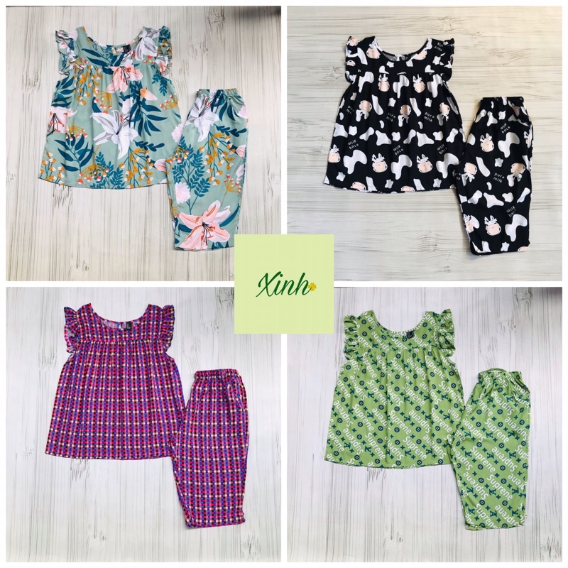Đồ Bộ Tole Lanh VNXK Lửng 40-68kg