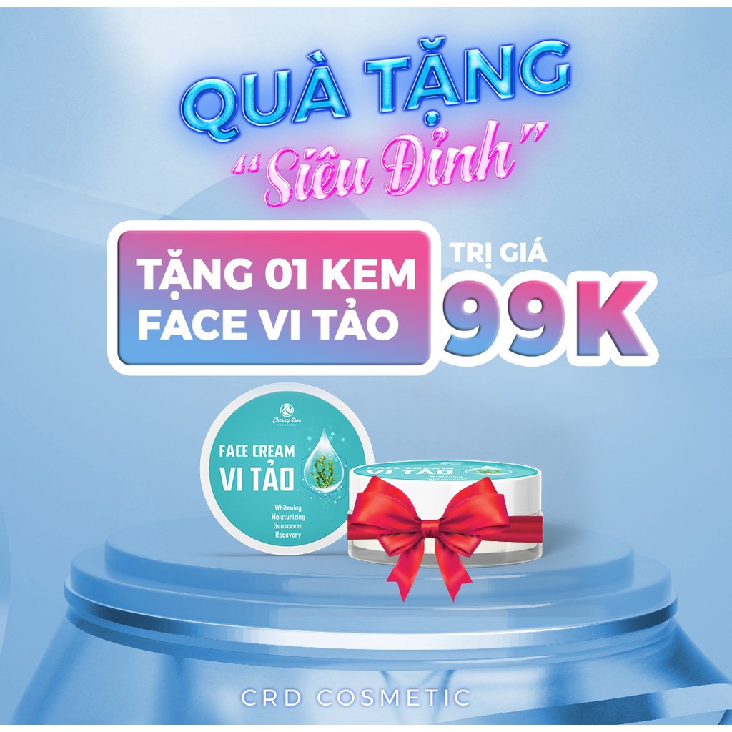 Kem dưỡng trắng da mặt - Kem dưỡng ẩm chính hãng chiết xuất face Vi Tảo Hàn Quốc CRD Cherry Đào 5G