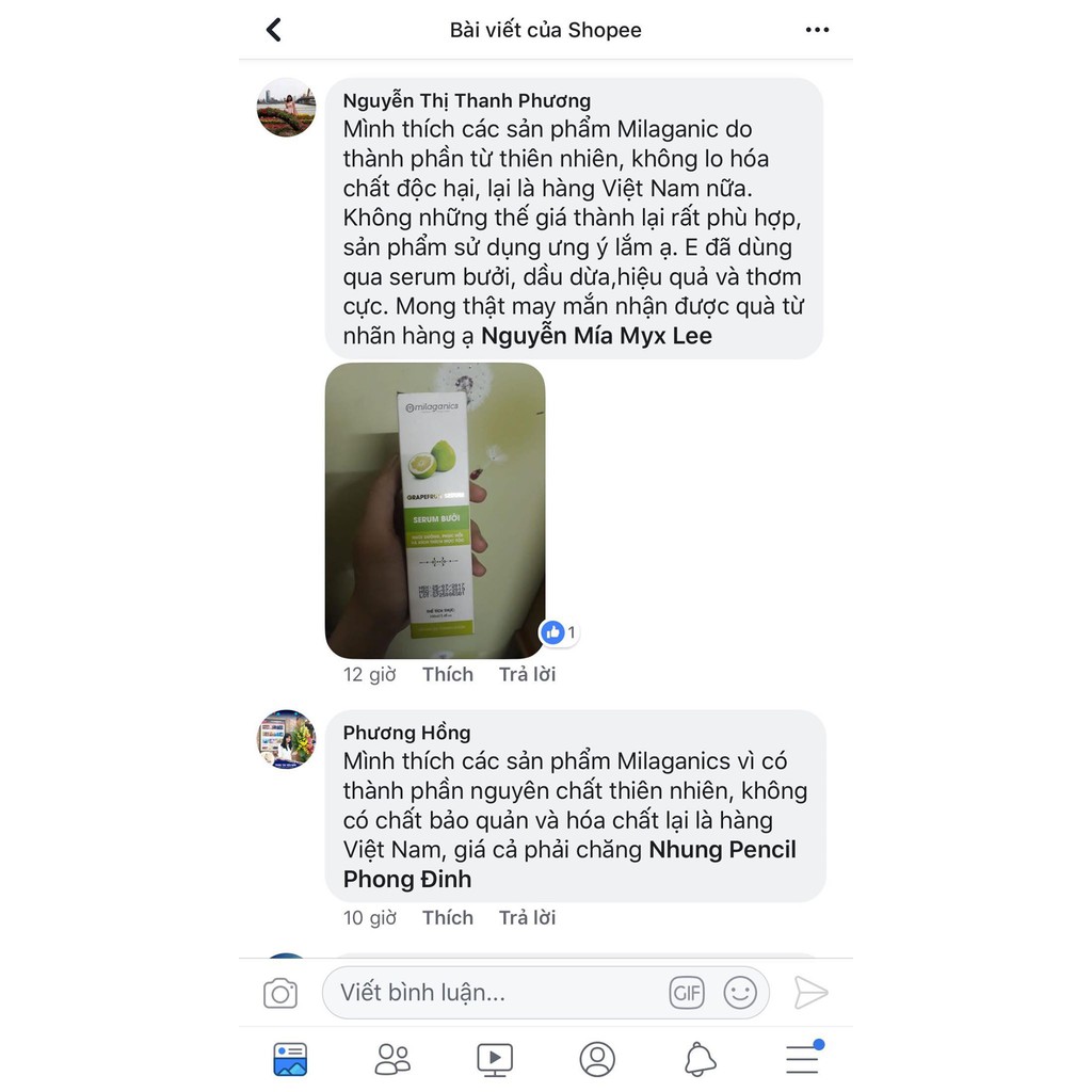 Serum Bưởi Milaganics (100ml) | BigBuy360 - bigbuy360.vn