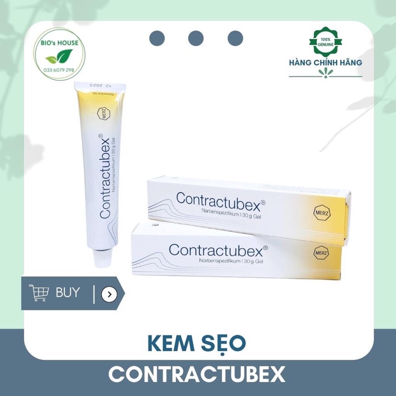 [NỘI ĐỊA ĐỨC] Kem sẹo CONTRACTUBEX 30g (date mới 2024)