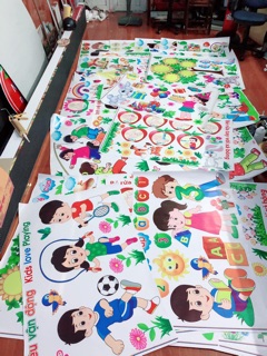 Decal mầm non- chúc mừng sinh nhật