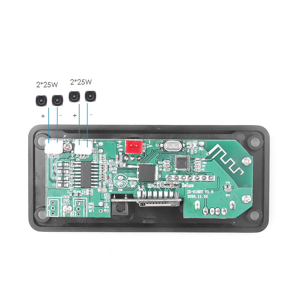 Bảng mạch giải mã âm thanh MP3 bluetooth 5.0 chất lượng cao chuyên dùng cho xe ô tô