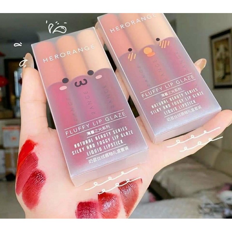 Set cây son kem lì Hero Orange | Thế Giới Skin Care