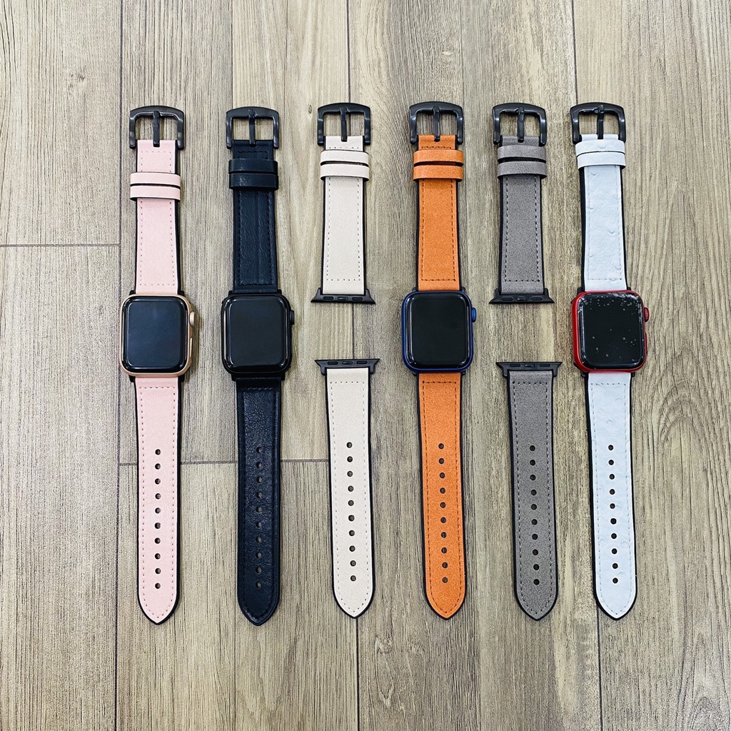 Dây da mix cao su màu mới dành cho Apple Watch