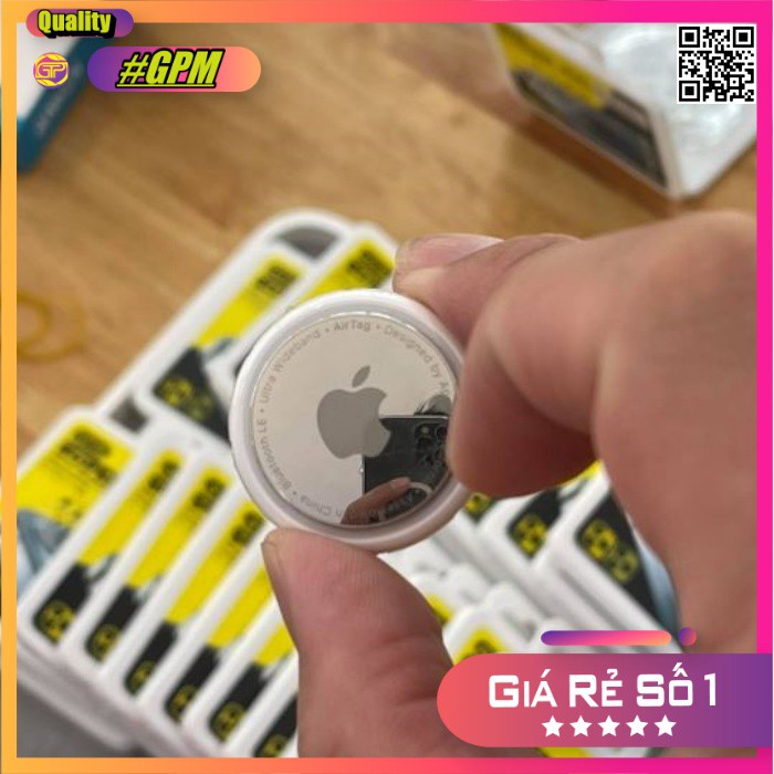 Dán PPF Trong Suốt Bảo Vệ AirTag - Hình Logo Apple - Chống Trầy Xước - Tiện Lợi